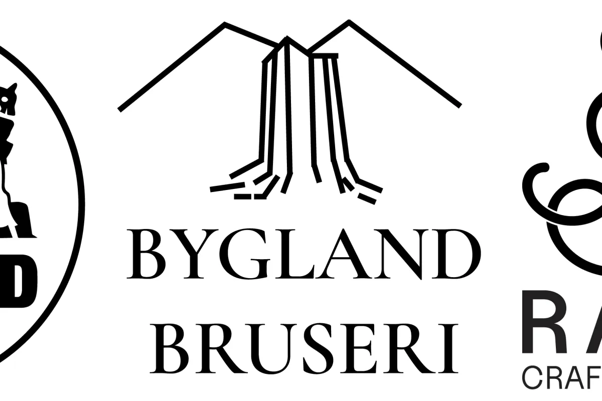 Bygland Bryggeri - Bygland Bruseri - Rannei sake logoer.